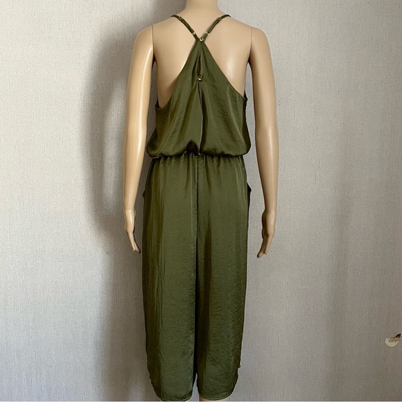 XHILARATION Green Silk Romper - Picture 9 of 11
